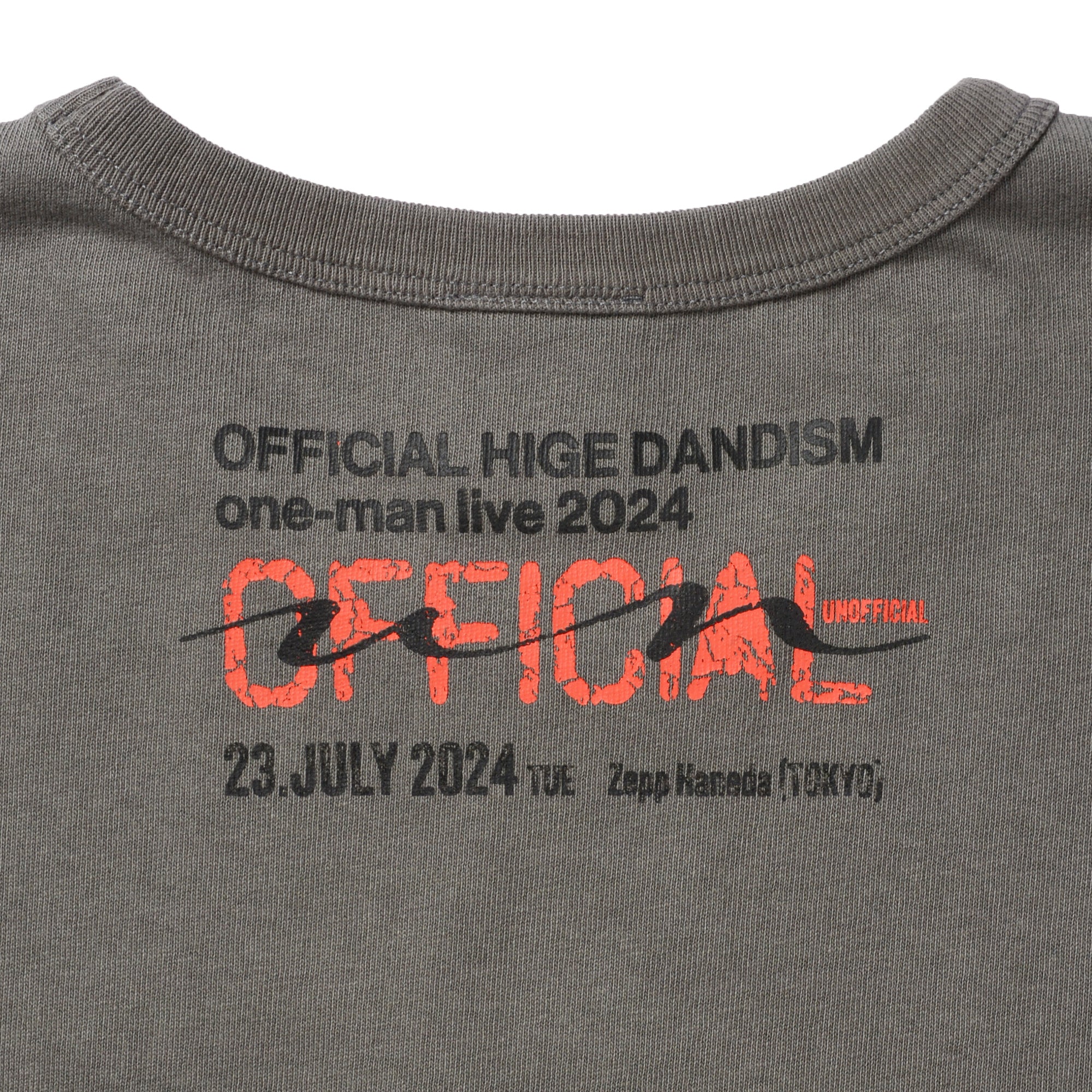 UNOFFICIAL- Tシャツ (Lサイズ) – Official髭男dism ONLINE STORE