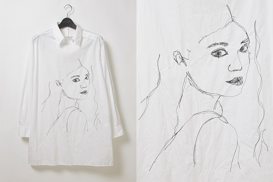Yohji Yamamoto、墨絵を刺繍で表現したカプセルコレクション発売