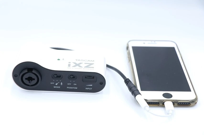 TASCAM iXZをレビュー。スマホにマイクや楽器をつなげる お手軽