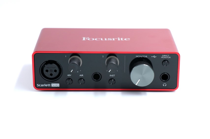 Focusrite Scarlett Solo 3rd Genをレビュー。1万円台で人気の