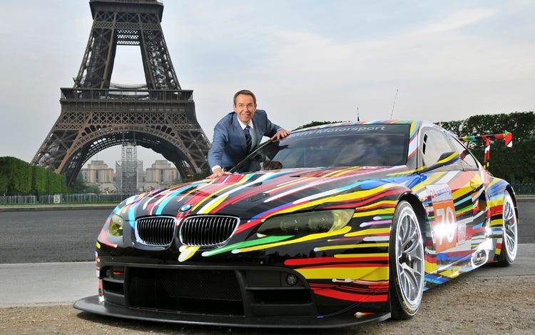 The Art of Racing: Jeff Koons Unveils BMW M3 GT2 Art Car