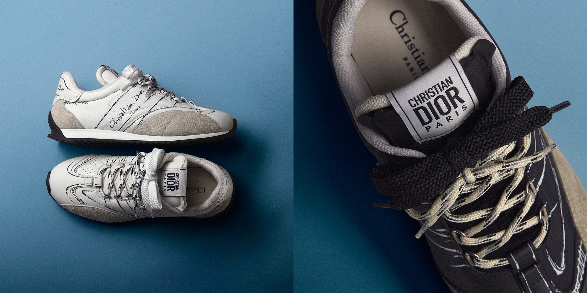 ディオール」からレトロなフォルムの新作スニーカー、“D-スケッチ”が