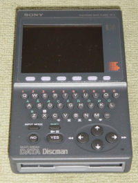 The Data Discman Electronic Book Device, Probably First eBook