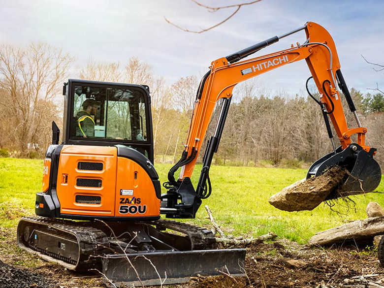 Hitachi Introduces ZX50U-5N Compact Excavator in North America