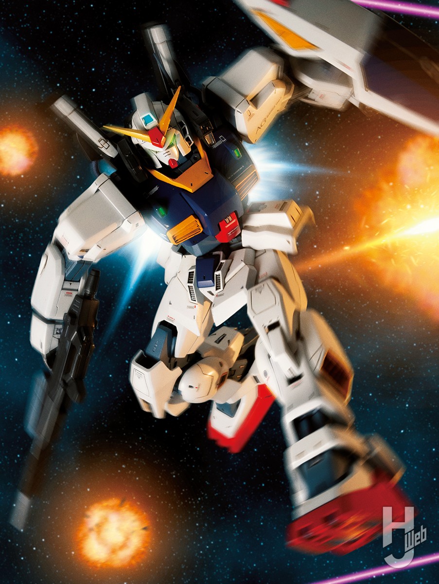 20年前のキット「MG RX-178 ガンダムMk-II Ver.2.0」を設定画稿に