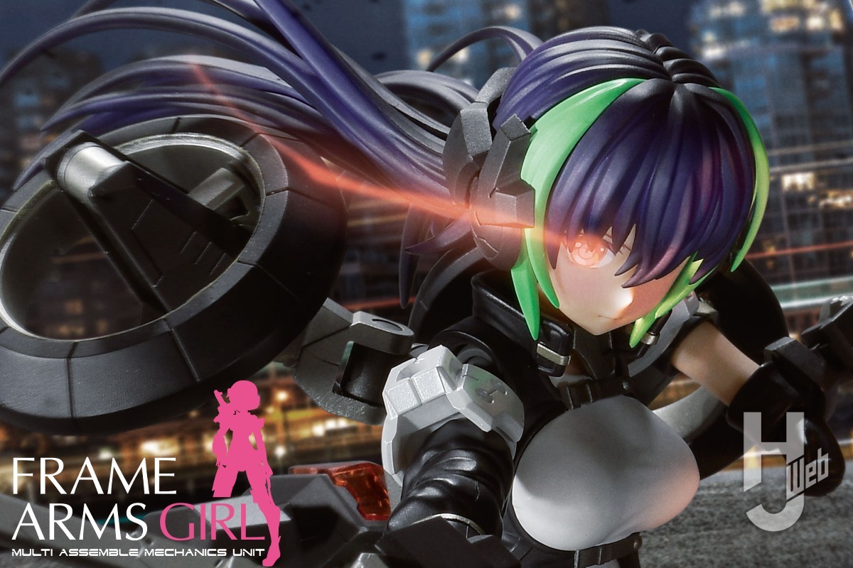 バイク型FAガール「ウィルバーナイン」をカラーアレンジでサイバー