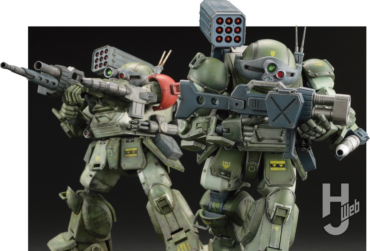 HI-METAL Rスコープドッグ レッドショルダーカスタム」をタッチアップ