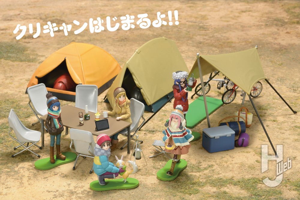 絶賛映画公開中! 海洋堂の『ゆるキャン△』プラキットにメイン