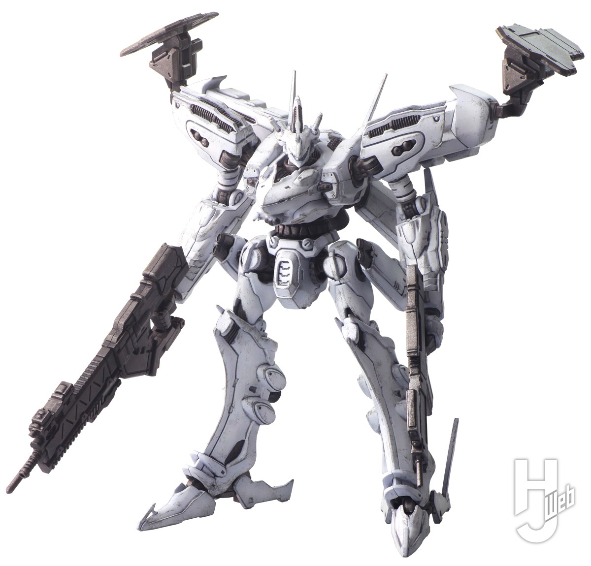 お手軽サイズの『アーマード・コア』プラキットに『ACfA』ホワイト