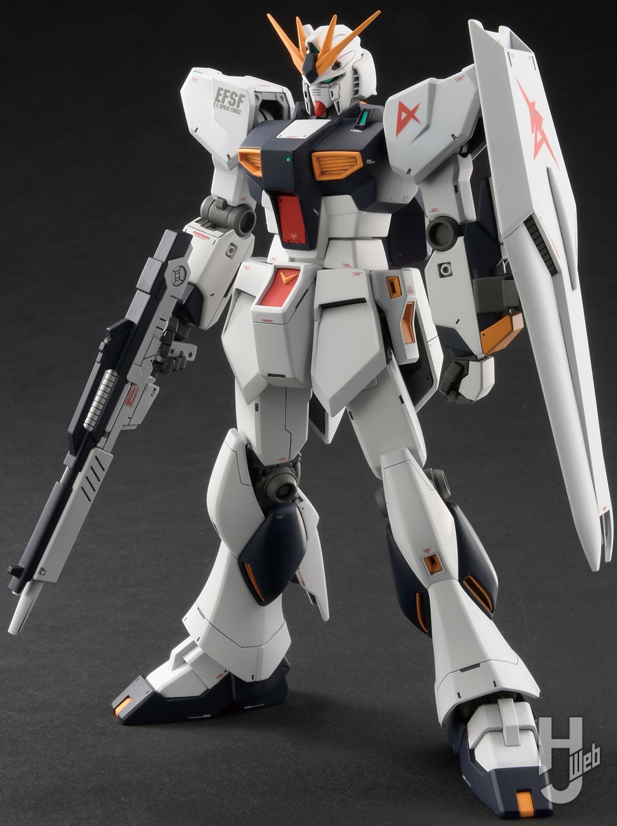 EG νガンダム」徹底改修！ HGUCフィン・ファンネルを流用しフル装備