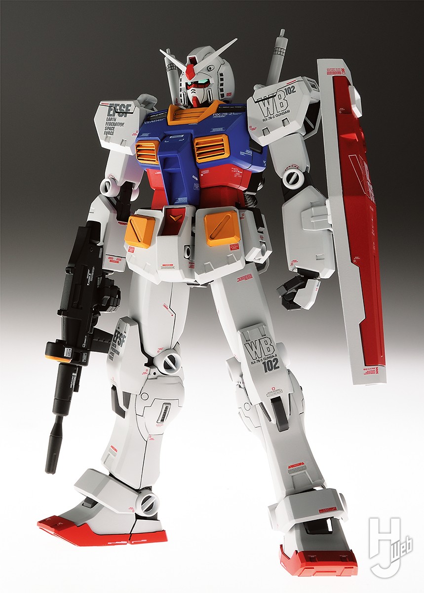 RX-78-2ガンダム Ver.ka」をキット開発用画稿に近づけるべく徹底改造