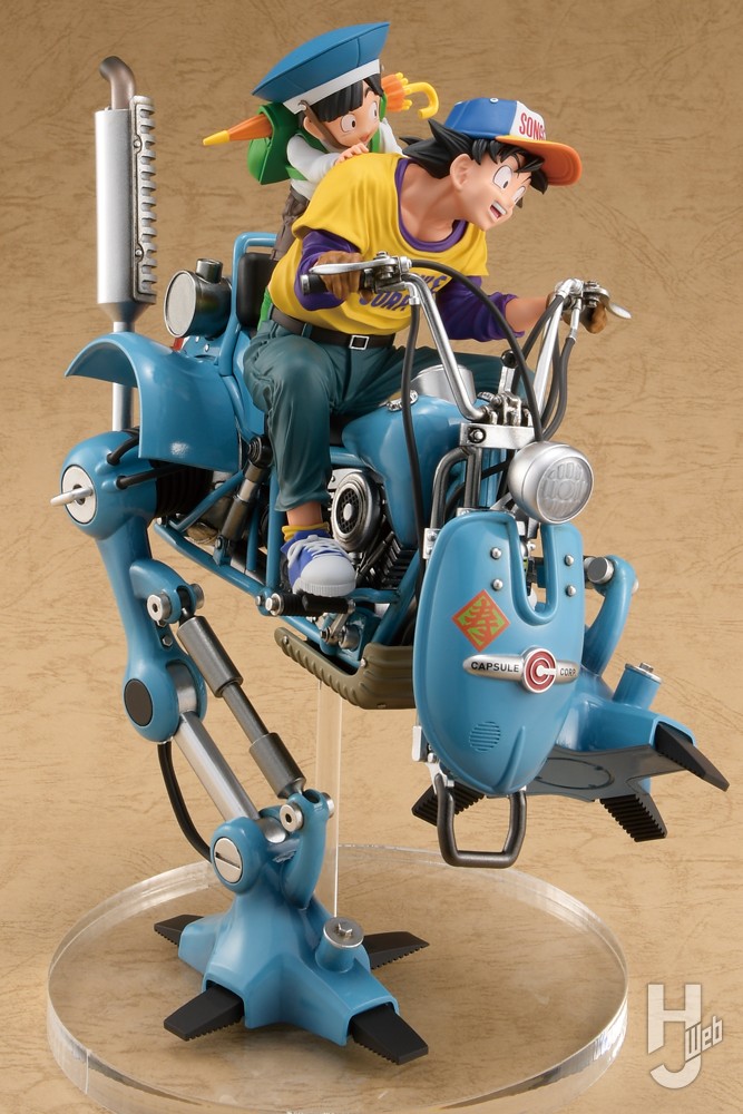 鳥山明氏のイラストをモチーフに「孫悟空＆孫御飯」が大型モデルで登場