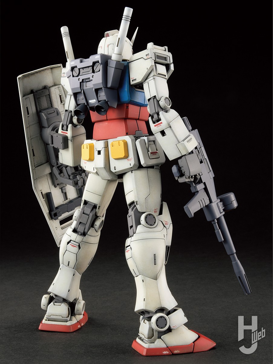 ククルス・ドアンの島』劇中の中期型ガンダムをMGオリジン版ガンダムを