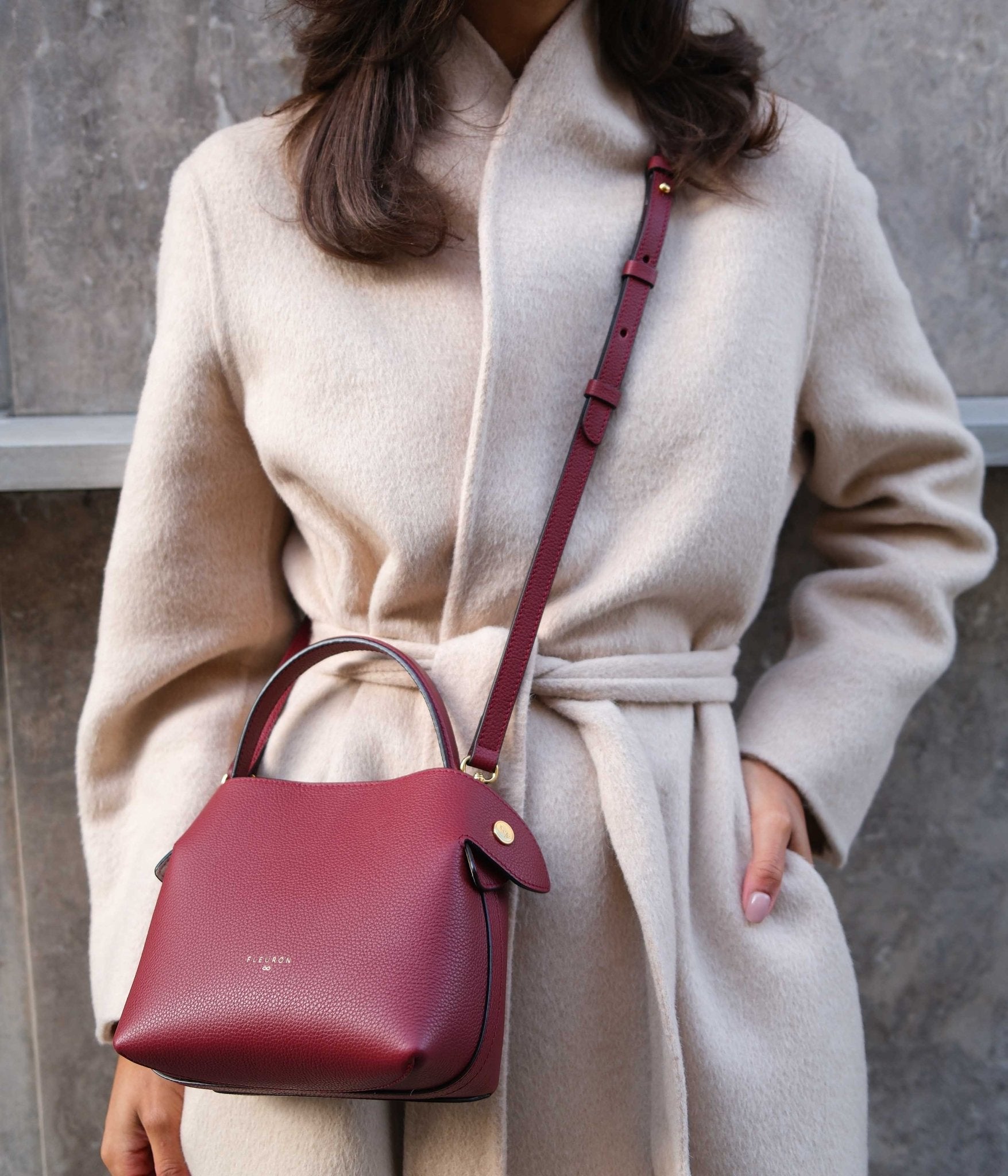 LOIRparis NINE Fleurs bordeaux ロンパース 24M LOIRparis NINE