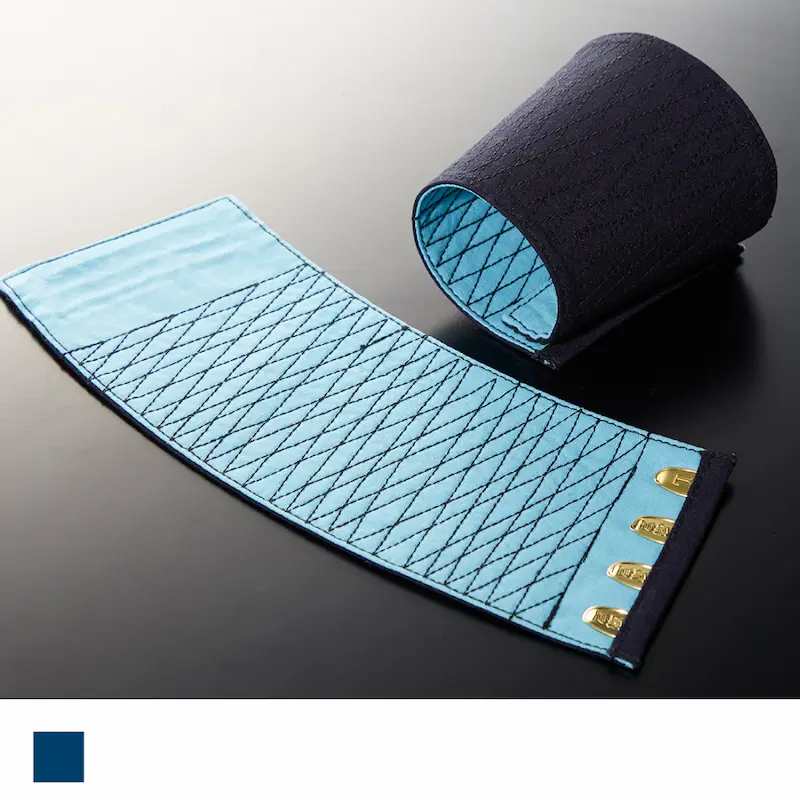 044手甲藍染(4枚こはぜ) 祭・神輿・だんじりから手首を守る - HOOH