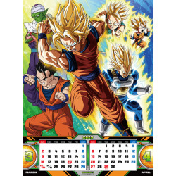 Dragon Ball 2025 Calendar A2 size