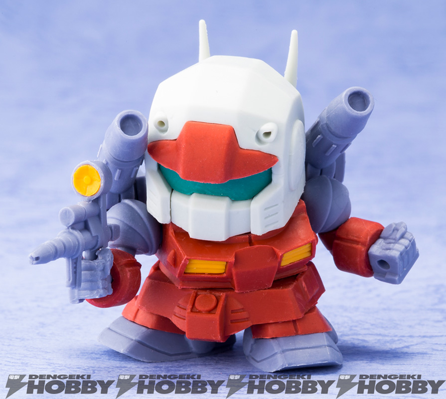 精緻な造形の“消しゴム”モデル！ ビルドモデル ガンダム 3、徹底