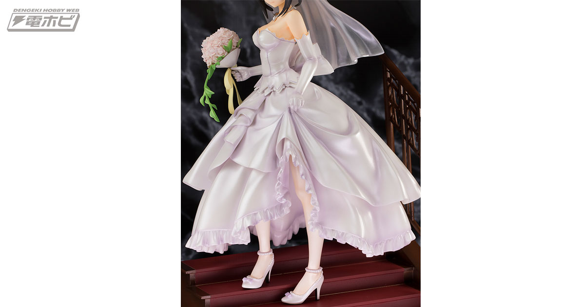 デート・ア・ライブ』ウェディングドレス姿の時崎狂三の彩色見本がチラ