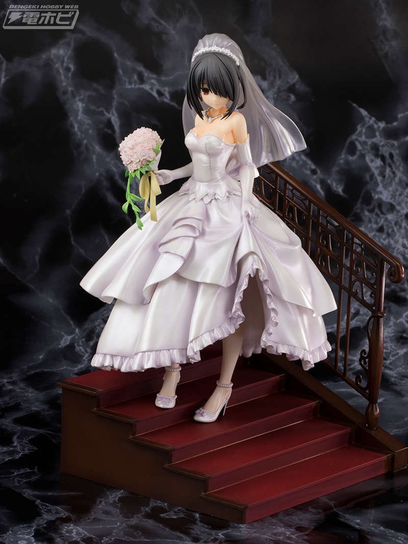 デート・ア・ライブ』時崎狂三が高級感あふれるウェディングドレス姿で