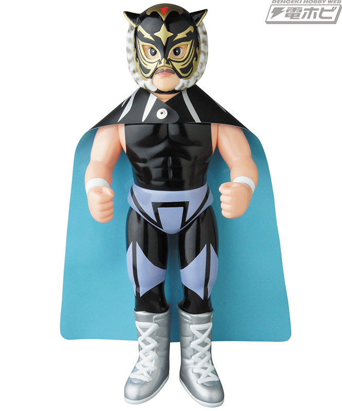 暗黒の虎がリングに降臨！初代ブラックタイガーがソフビ人形化