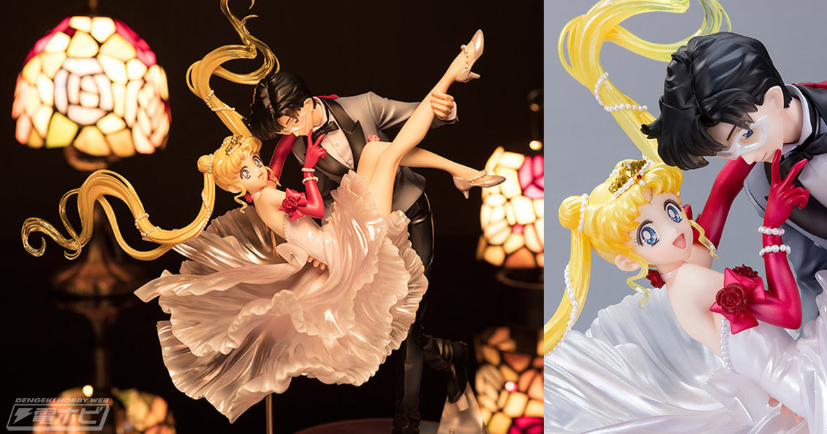 美少女戦士セーラームーン』原作イラストを元にうさぎ＆タキシード仮面