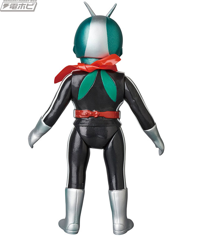 東映レトロソフビコレクション」ミドルサイズの新作は仮面ライダー新1