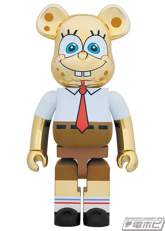 スポンジ・ボブがBE@RBRICKに変身！黄金に輝く金メッキ仕様!! | 電撃