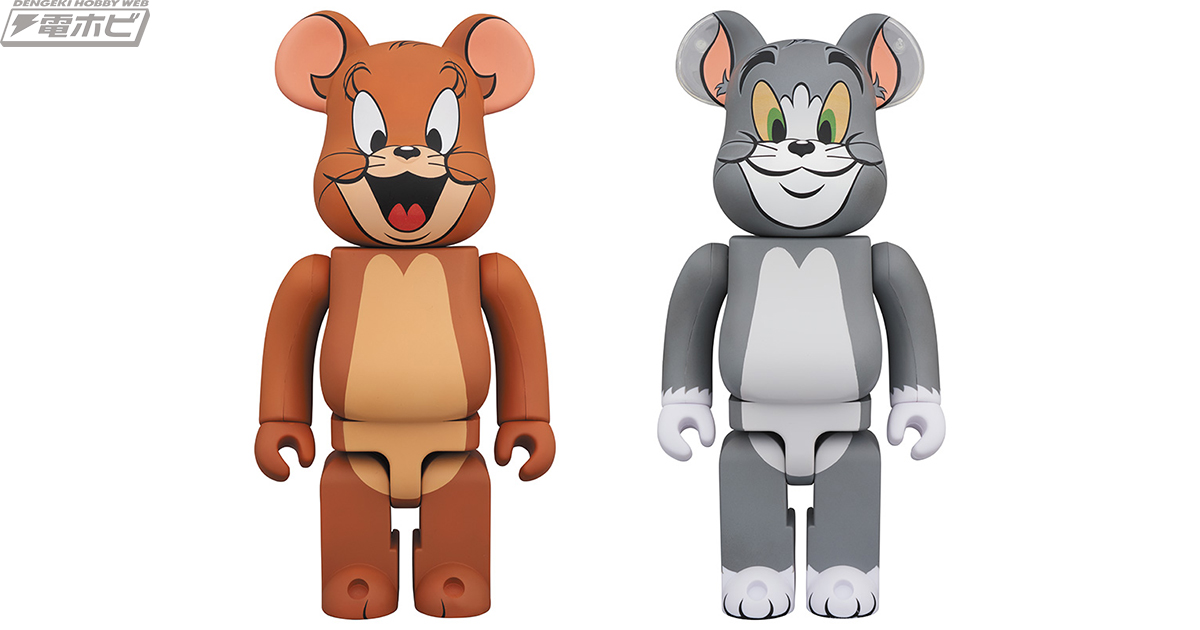 400％サイズのBE@RBRICKになったトムとジェリーをそろえて仲良くケンカ