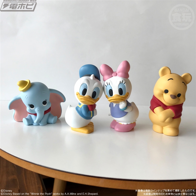 ポーズがかわいい！ミッキーやドナルド、プーさんたちの食玩ソフビ