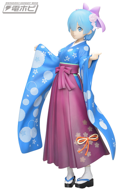 Re:ゼロ』ラムとレムの双子メイド姉妹が大正浪漫溢れる袴姿でプライズ