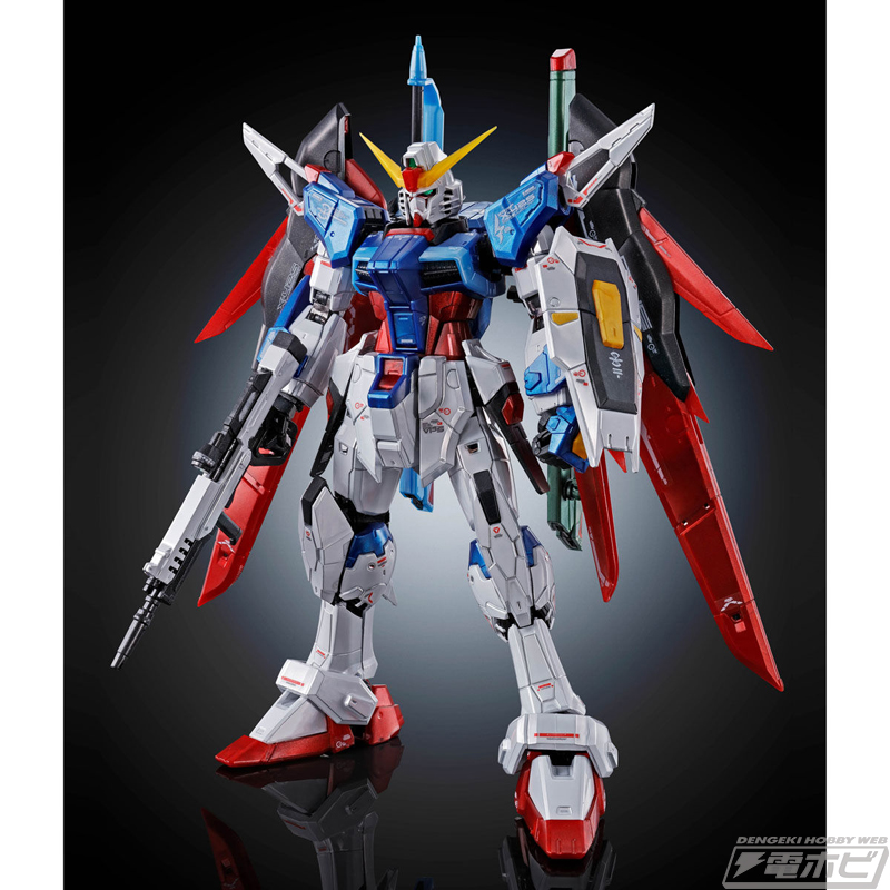 ガンプラ「RG デスティニーガンダム［チタニウムフィニッシュ］」や