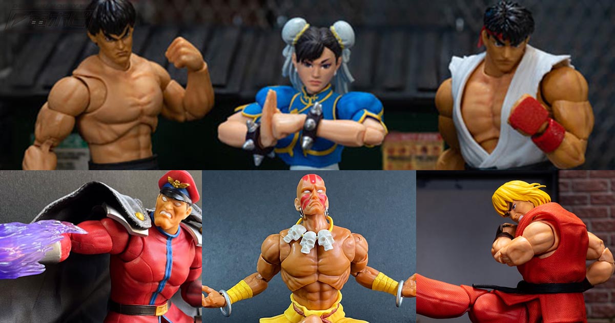 リュウや春麗、ベガなど『ストリートファイターII』の1/12スケール可動