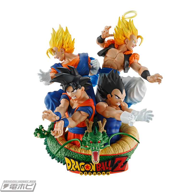ドラゴンボールZ』孫悟空、ベジータ、ベジット、ゴジータ、神龍を迫力