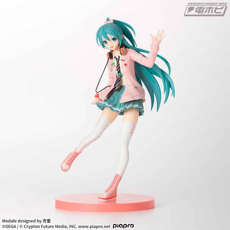 初音ミク」の人気モジュール「リボンガール」のリアルフィギュアがセガ