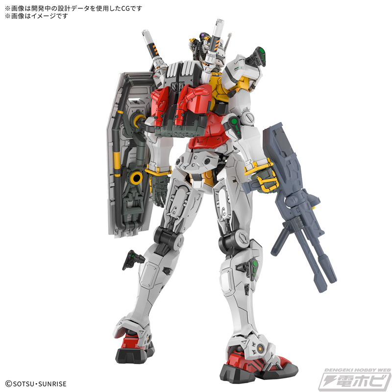 赤いガンダムとは異なる側頭部のデザイン再現！『ガンダム