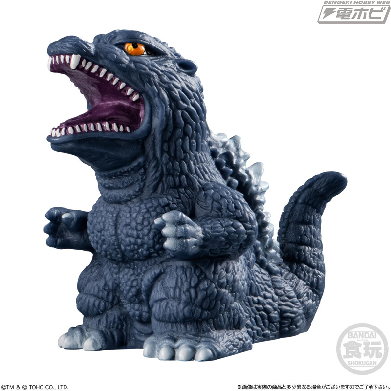 ゴジラ」のソフビ指人形シリーズが再び登場！昔懐かしい頭身バランスは