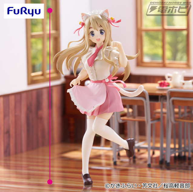 けいおん！』より、可愛いメイド風のネコミミスタイルの琴吹紬が