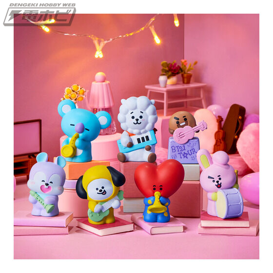 食玩「BT21フレンズ」第4弾は、楽器を演奏している可愛らしいデザイン
