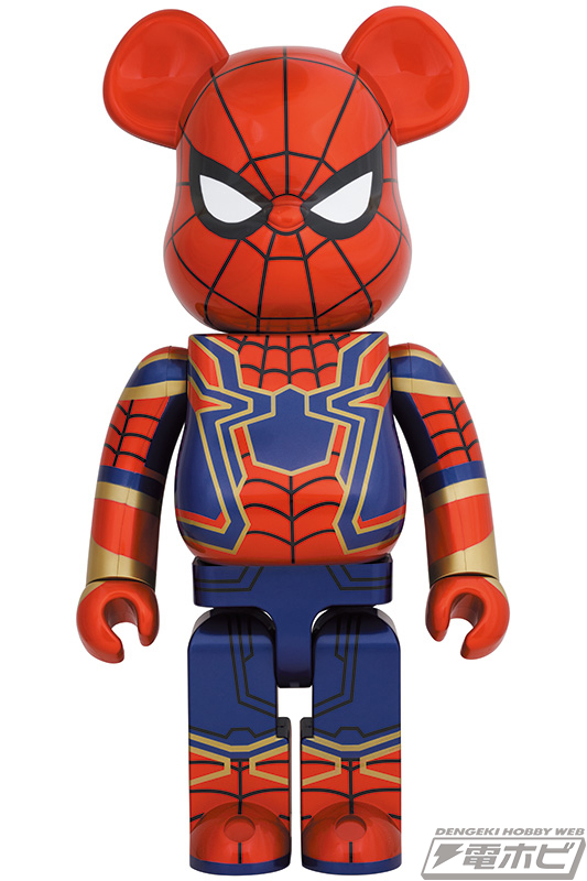 アイアンスパイダー」がBE@RBRICKに参上！100％＆400％の2サイズセット