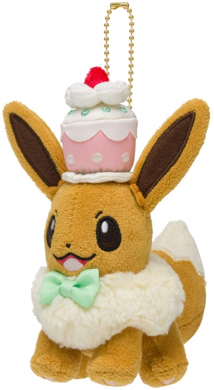 不思議なお茶会をテーマにした衣装のピカチュウやイーブイ、マホイップ