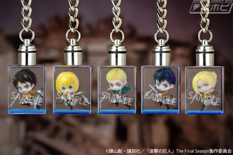 進撃の巨人』エレンやミカサ、リヴァイたちが可愛くデフォルメされた