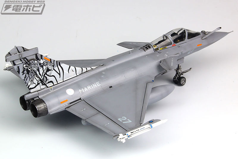 タイガーミートの特別塗装が魅力！仏海軍の艦上戦闘機「ラファールM