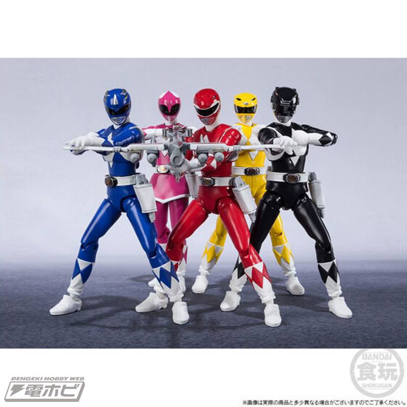 恐竜戦隊ジュウレンジャー』の6人がアクションフィギュアシリーズ