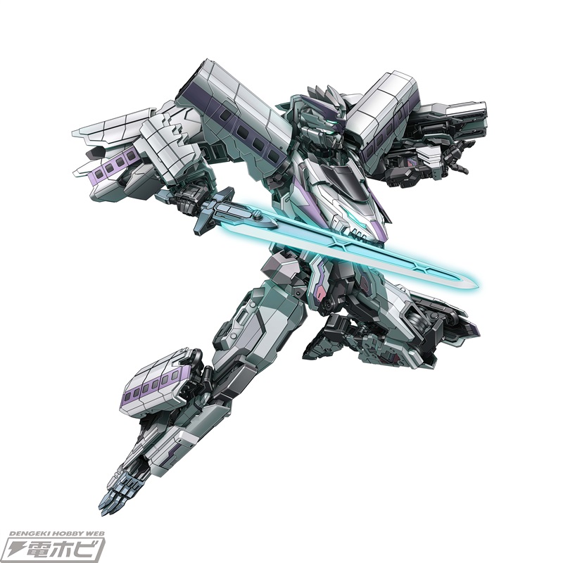 3段階の変形が楽しめる！『新幹線変形ロボ シンカリオンZ』ダークシン