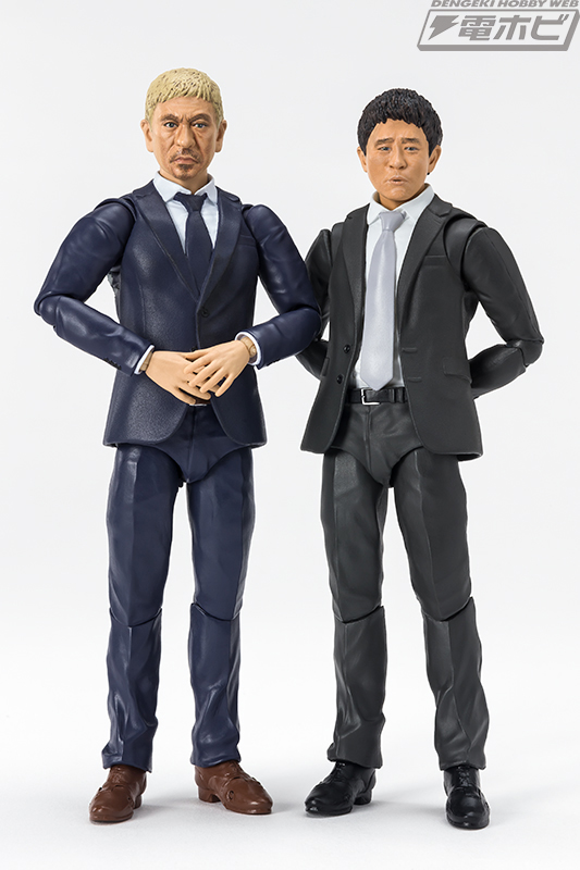 頭部や上半身は新規造形！浜田雅功さん、松本人志さんが「ダウンタウン