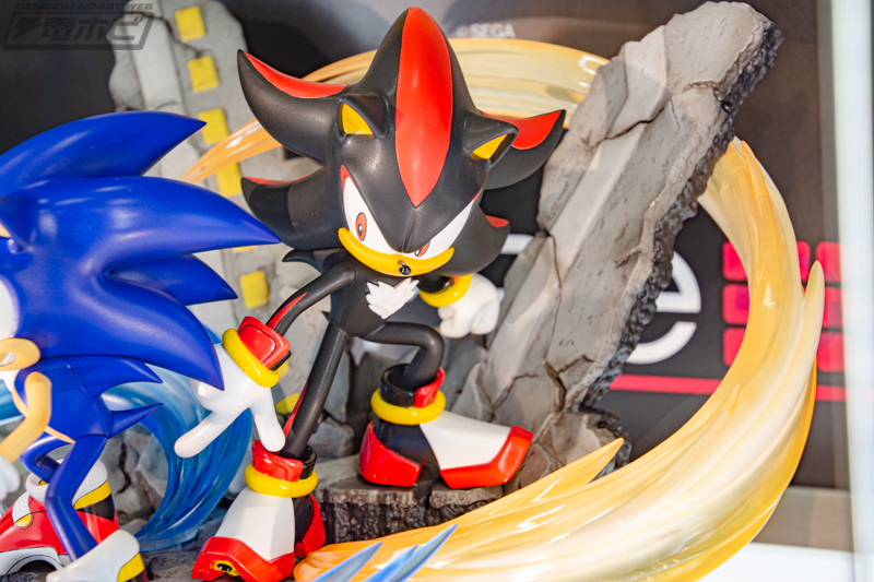 ソニックアドベンチャー2』の世界観を表現したフィギュア彩色見本や