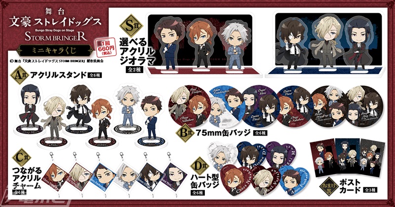 中原中也たちのミニキャラグッズが可愛い！舞台『文豪ストレイドッグス