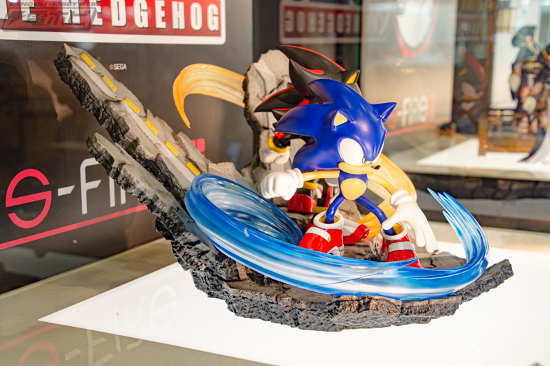 ソニックアドベンチャー2』の世界観を表現したフィギュア彩色見本や