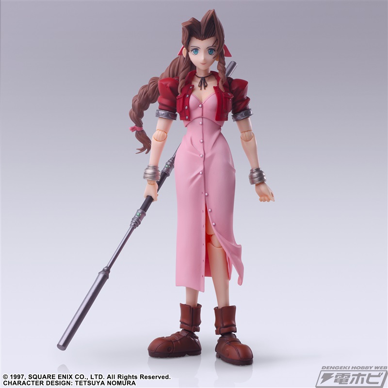 FF7』エアリスとティファが懐かしい姿で可動フィギュア化！デジタル版