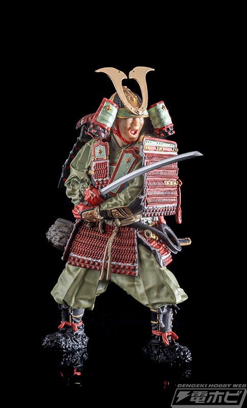 迫力の大鎧を纏い日本刀を構えた「鎌倉時代の鎧武者」がPLAMAXで